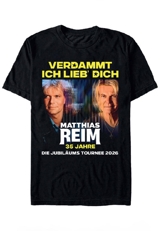 Matthias Reim - Jubiläums Tournee 2026 - T-Shirt | Men-Image